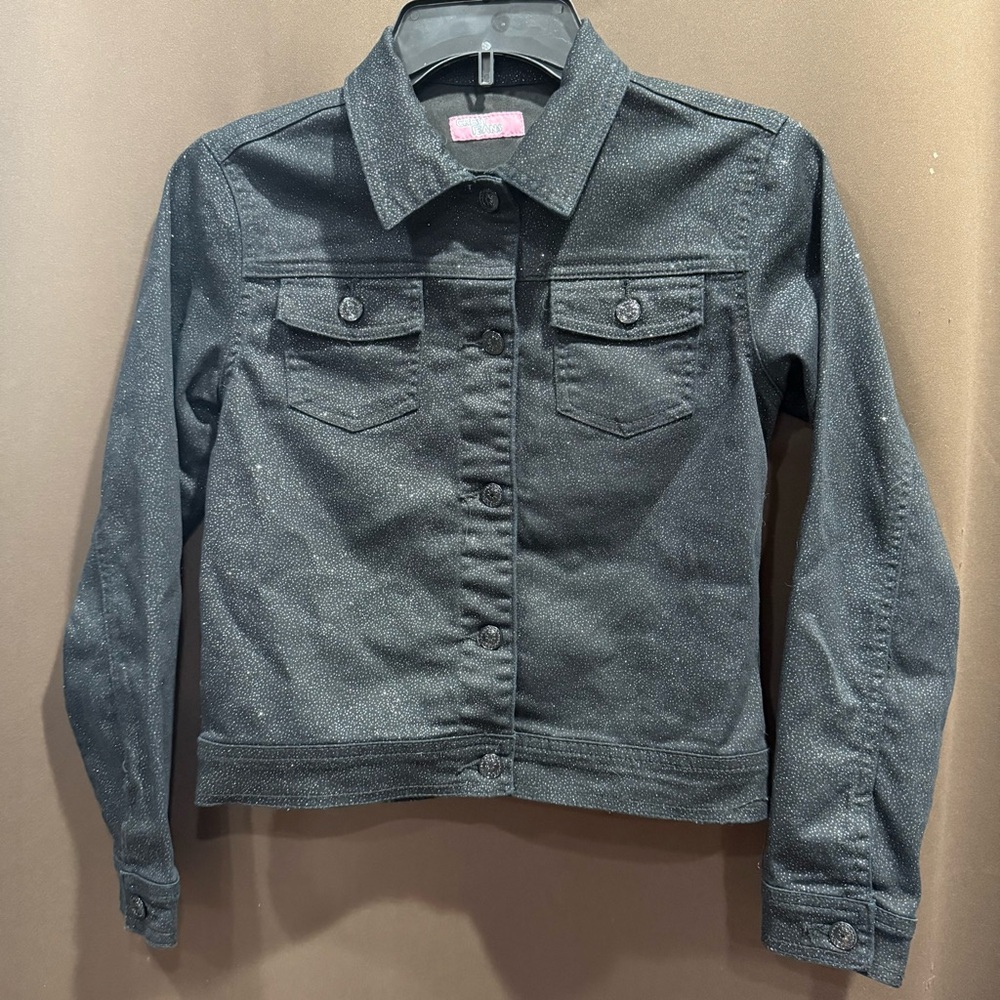 Crest Sparkling Black Kids Jean Jacket